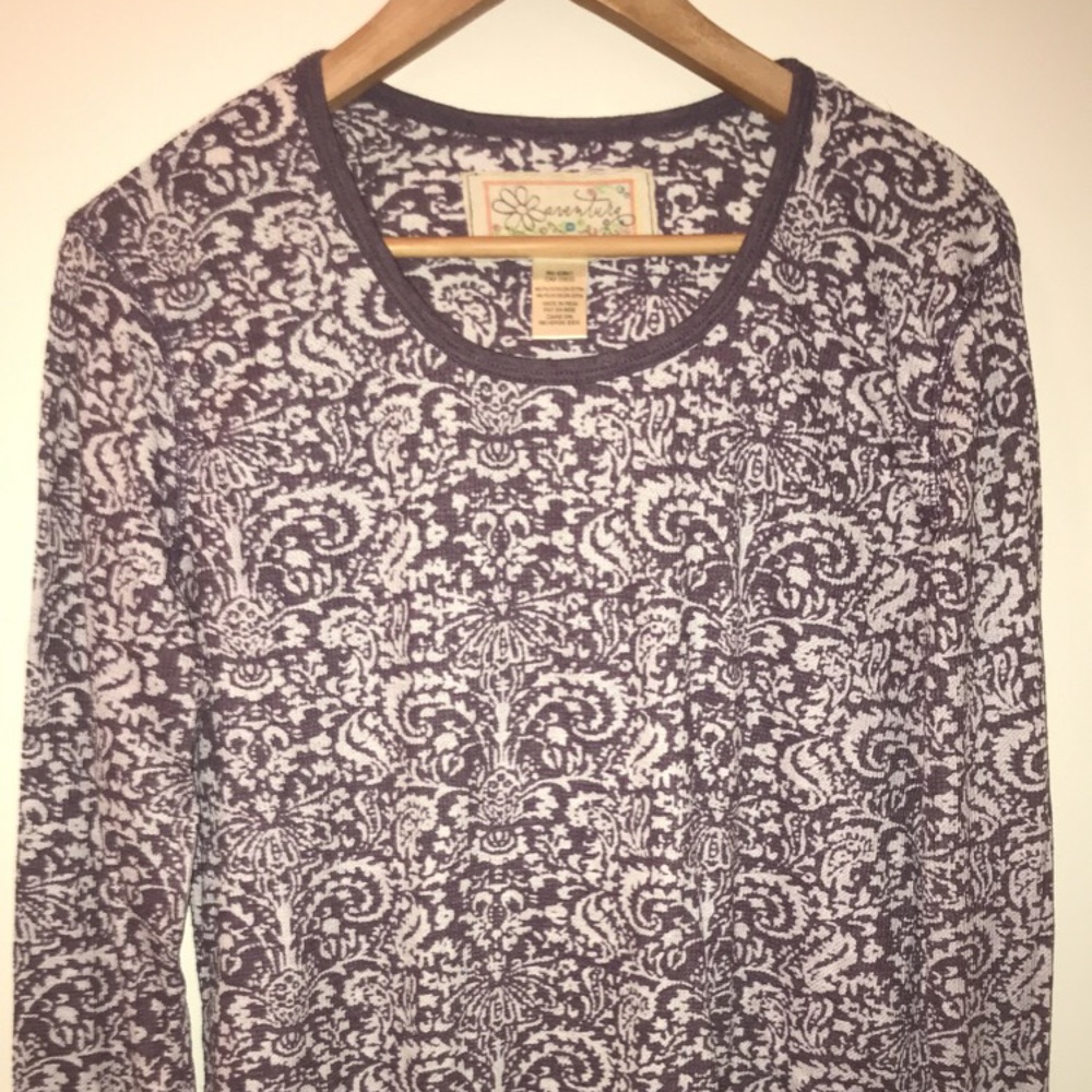 Aventura Purple Patterned Thermal, Size XL.